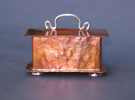 Copper Keepsake Box with Sterling Silver Touches